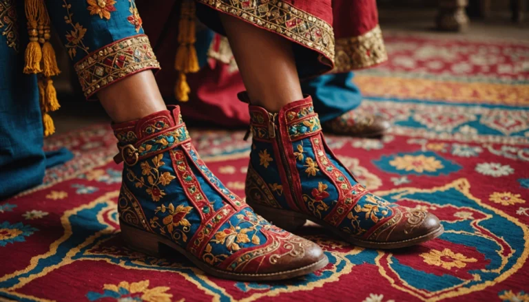 bottines style indien femme