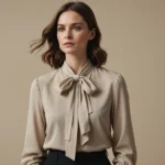 blouse à nouer devant